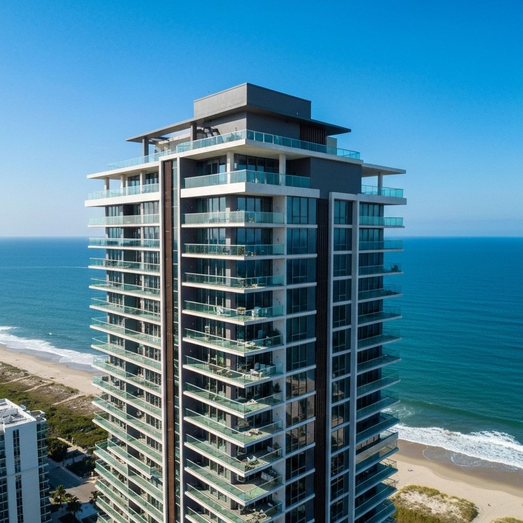 RAK THREE Tower - 12-floor luxury beachfront building